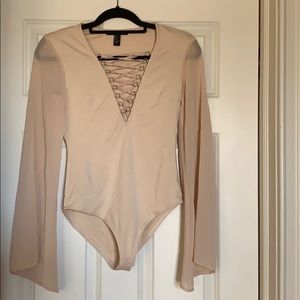 Forever 21 Tan Bodysuit